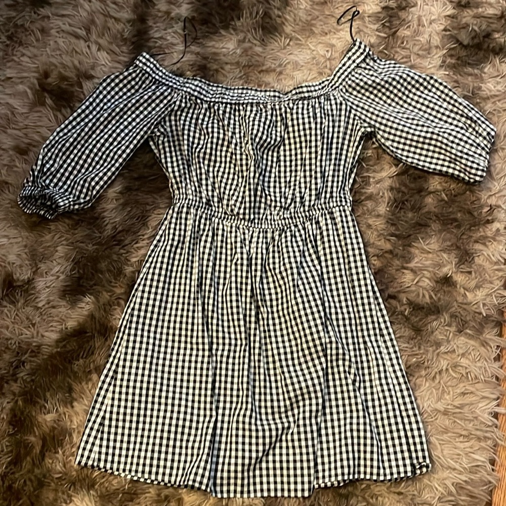 Women’s H&M checker dress size 10